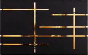 Aplica 622 - A, negru, metal, 35x10x22 cm