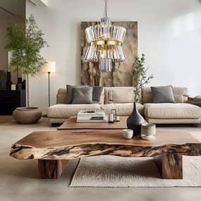 Lustră pe lanț AURELIA 8xE14/40W/230V auriu