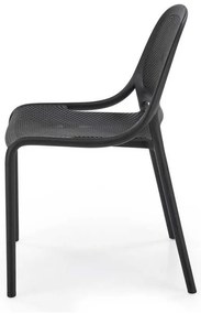 Scaun de bucătărie Adeline, negru