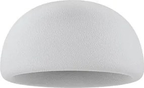 Lustra aplicata tavan cu textura granulata Davo 43cm, gri piatra