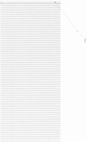 vidaXL Jaluzele venetiene Manual Alb 175 x 75 cm Aluminiu