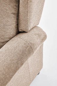 Fotoliu recliner cu functie de masaj Agustin M stofa bej