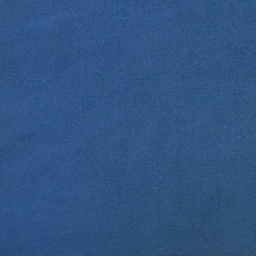 Scaun de birou pivotant, albastru, catifea 1, Albastru