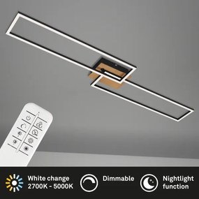 Lustră LED dimabilă aplicată FRAME 2xLED/20W/230V 2700-5000K Brilo + telecomandă