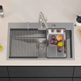 Chiuveta inox BURT 110 WORKSTATION crom periat