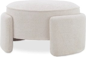 Taburete modern design LUX Ortega, Lyssa off-white