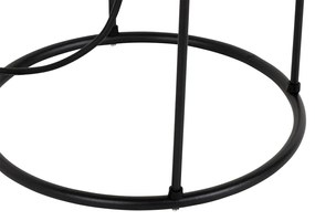 Lampa de podea de design pentru exterior neagră - Jannie