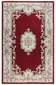 Covor din lână Flair Rugs Aubusson, 120 x 180 cm, roșu