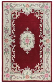 Covor din lână Flair Rugs Aubusson, 75 x 150 cm, roșu
