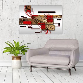 Tablou cu abstracție (90x60 cm)