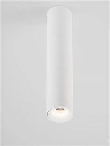 Spot aplicat LED design tehnic LUISA alb, H-20cm