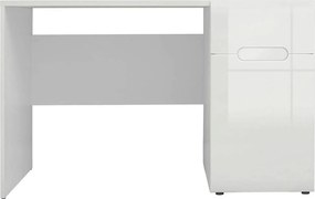 Birou AZTECA TRIO, alb, PAL, 120x66x75 cm
