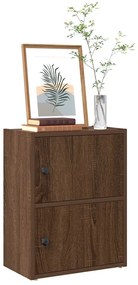 vidaXL Bibliotecă, stejar maro, 40x24x52 cm, lemn prelucrat