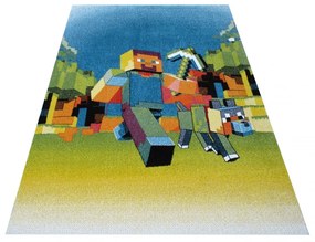 Covor pentru băieți MINECRAFT Lăţime: 200 cm | Lungime: 290 cm