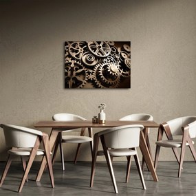 Tablou - Piese de ceas (70x50 cm)