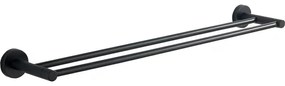 Mexen Remo cuier dublu pentru prosoape, Neagră - 7050725-70