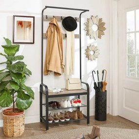 Cuier de podea NAVOR, maro/negru