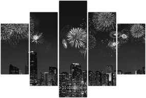 Tablou - Artificii in Miami (150x105 cm)