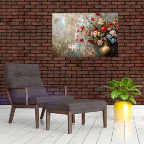 Tablou - Vaza de flori (90x60 cm)