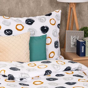 Lenjerie de pat din micro-flanelă 4Home Dotty, 160 x 200 cm, 70 x 80 cm
