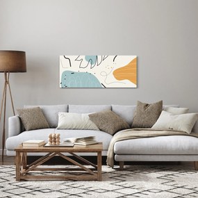 Tablou - Ilustrație de frunze (120x50 cm)