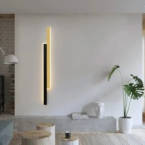 Aplica Led, Elit'S, Negru-Gold, Esn3929 BK+GD, 80CM