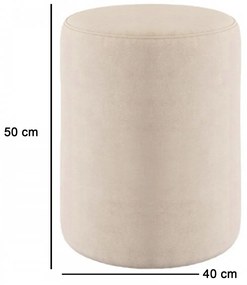 Taburet SEH-4594 Cremă