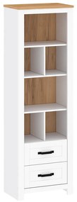 Raft deschis, alb alba / stejar craft auriu, LANZETTE R