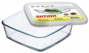 Simax 7466/L bol din sticlă cu capac din plastic ,1,7 l