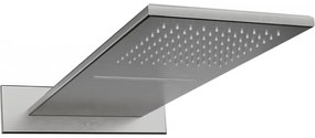 Mexen Waterfall pară de tip ploaie slim 50 x 22 cm, Grafit - 79190-66