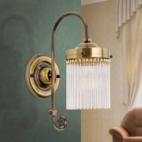 Aplica de perete Art Nouveau STABCHENSERIE, patina