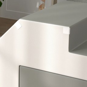 HOMCOM Jucărie de cățărat și alunecat pentru copii, stimulează motricitatea, piele artificială, spumă EPE, 86x49x47 cm, Gri | Aosom Romania