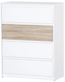 Comodă Wanta 07 (alb + stejar sonoma). 1068251
