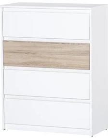 Comodă Wanta 07 (alb + stejar sonoma). 1068251
