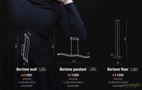 Lustra LED design modern BERTONE