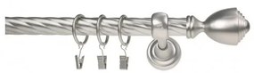 Galerie simpla twister-Palacio twister/25 - crom mat (Alege marime: 180 cm)