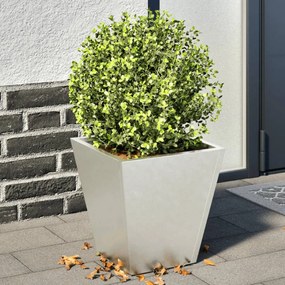 vidaXL Jardiniere grădină, 2 buc., 30x30x30 cm, oțel inoxidabil