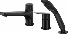 Baterie cada – dus monocomanda Deante Jasmin negru cu set de dus