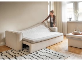 Canapea bej extensibilă 237 cm Wilson – Miuform