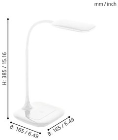 Eglo 98247 - LED Lampa de masă dimmabilă MASSERIE LED/3,4W/230V