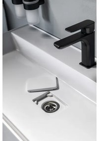 Sapho - Lavoar pentru blat GODIVA, 68 x 44 cm, marmură/alb