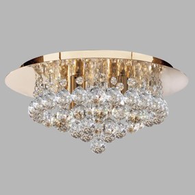 Plafoniera eleganta design modern Hanna gold 4L 3404-4GO SRT
