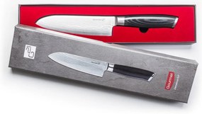 Set de cuțite G21 Gourmet Damascus în bloc de bambus 4 bucăți + piatră de ascuțit