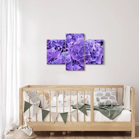Tablou cu flori violete (90x60 cm)