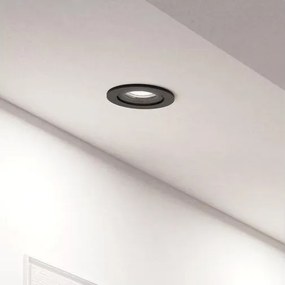 Eglo 902244 - Set de 3 spoturi LED încastrate pentru tavan BARRANCO, 1x GU10/4,5W/230V, negru