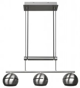 Lustră pe cablu FLETCHER 3xE14/40W/230V crom mat Trio