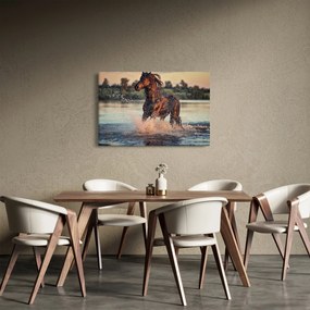 Tablou - Cal care aleargă (90x60 cm)