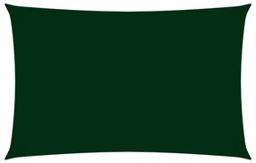 Parasolar, verde închis, 3x6 m, țesătură oxford, dreptunghiular