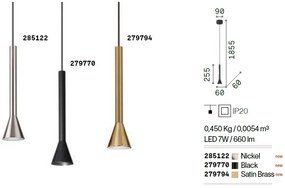 Pendul LED design modern DIESIS SP OTTONE