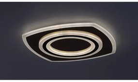 Rabalux 71317 - TANELI Plafonieră LED dimabilă 60W/230V 3000/4000/6000K crom/negru + telecomandă